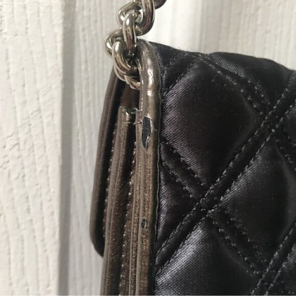 Marc Jacobs Metallic Quilted Shoulder Bag with Chain - Picture 9 of 9